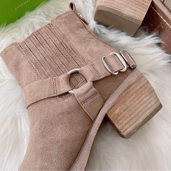 Sam Eldemen Bellamie Block Heel Bootie - Picture 3 of 16